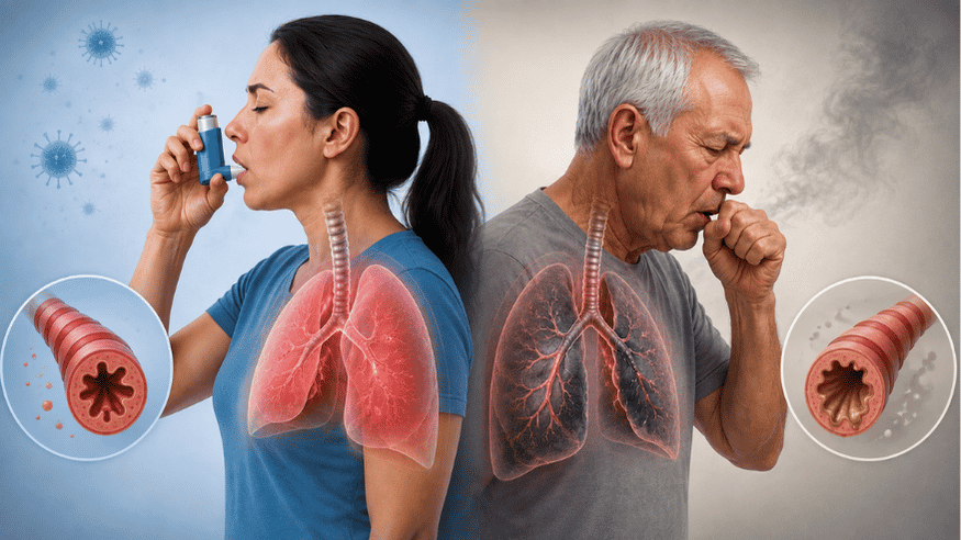 Asthma vs COPD